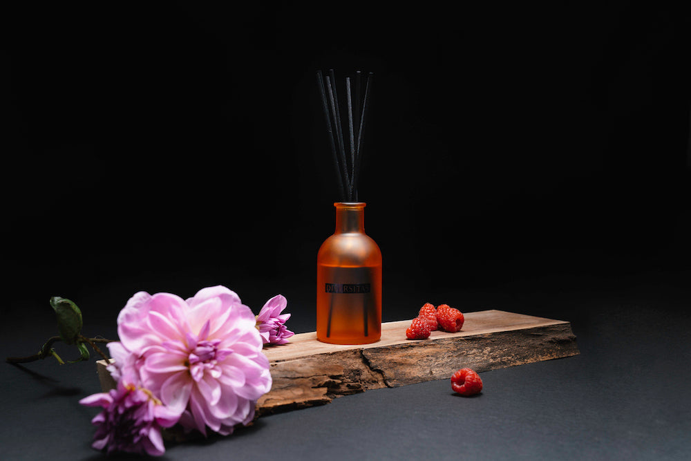 Peony and raspberry