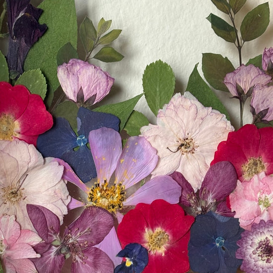 Tricolor symphony of flowers