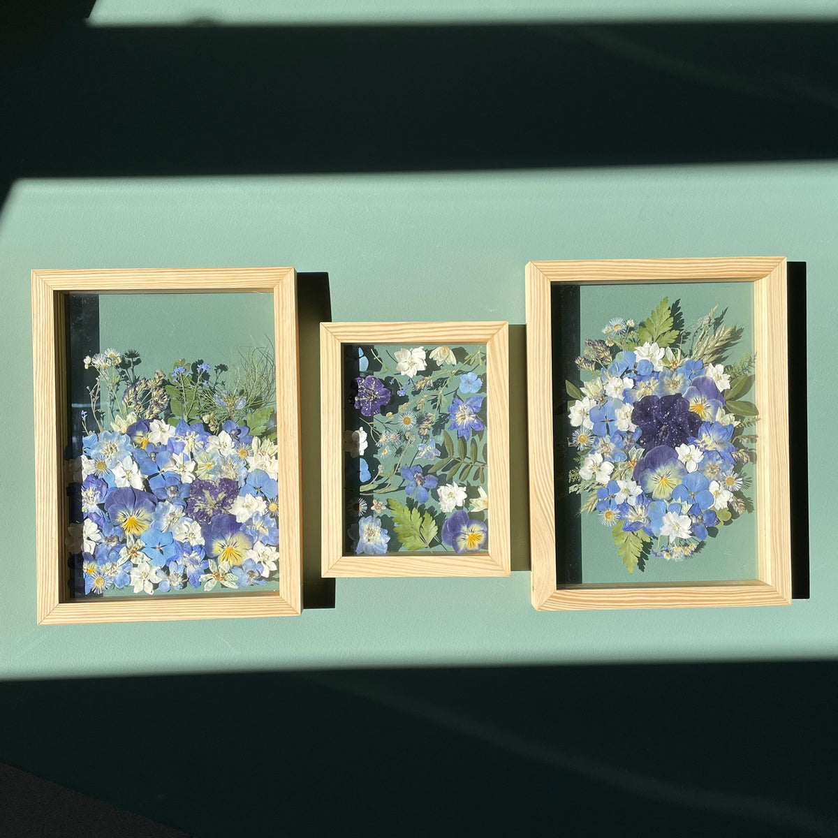 At the springs of the brooks - set of paintings 2x M and 1x S