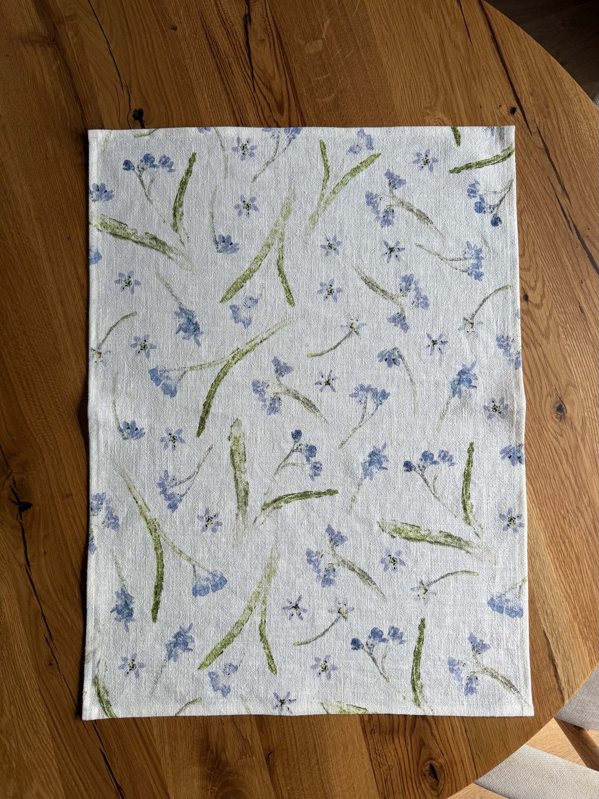 Lněná utěrka Roztroušené ladoňky z lesa