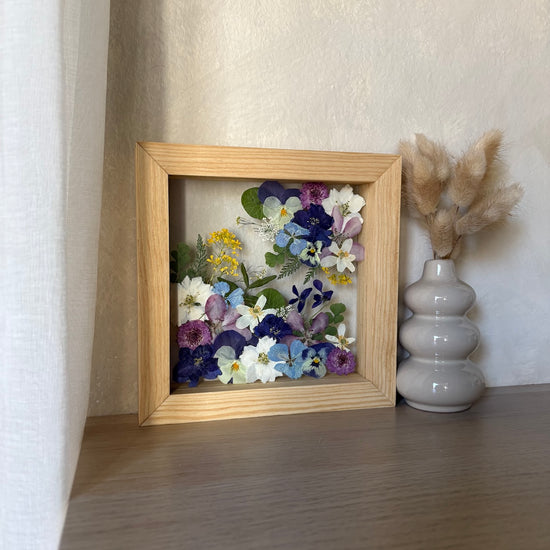 Tricolor symphony of flowers