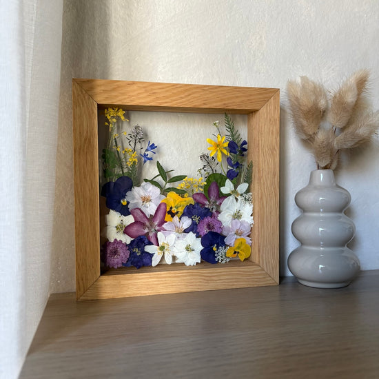 Tricolor symphony of flowers