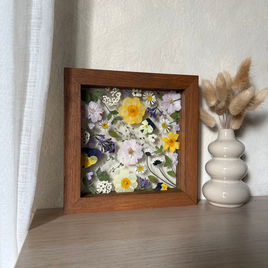 Tricolor symphony of flowers