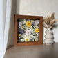 Tricolor symphony of flowers