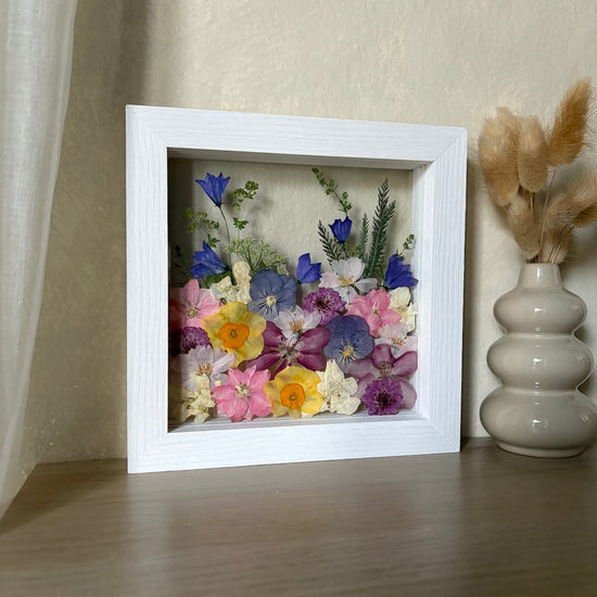 Tricolor symphony of flowers
