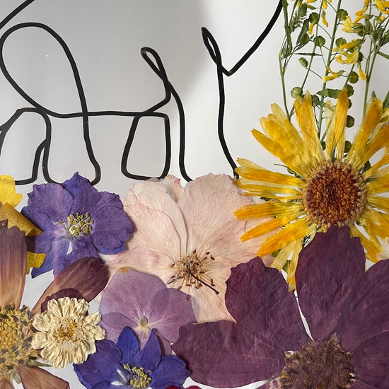 Flowerosaurus colorful