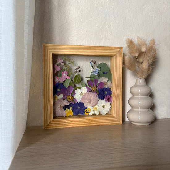 Tricolor symphony of flowers