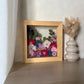 Tricolor symphony of flowers