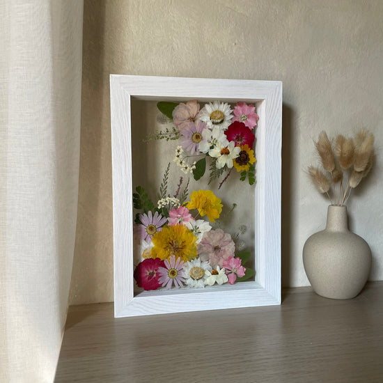 View of the rose garden